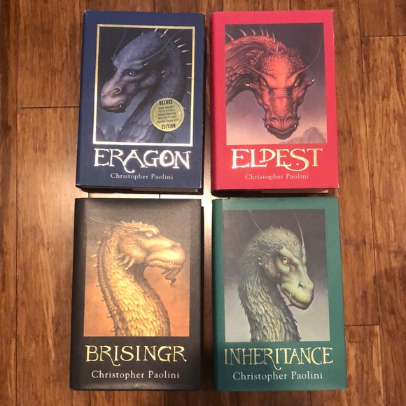 Eragon Other - Eragon Inheritance series by Christopher Paolini hard cover set of 4 books